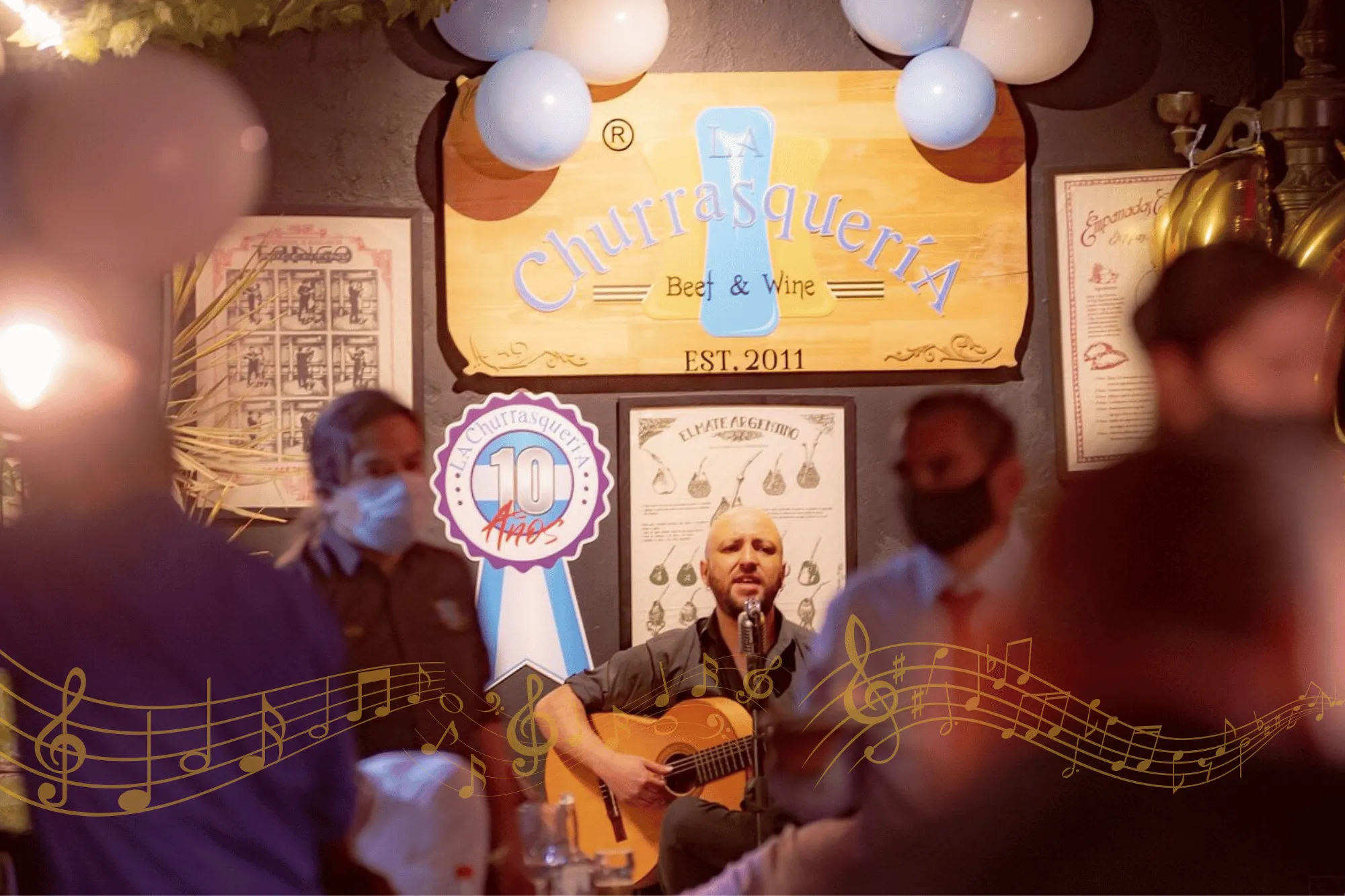 Música en vivo en Restaurante La Churrasquería Beef & wine